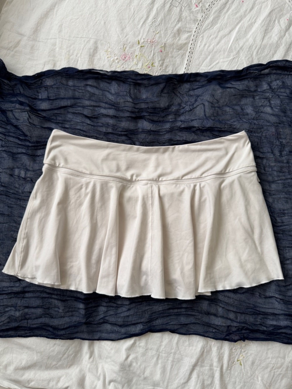 Nike Cream White Tennis Skort with Black Swoosh Size XL - Picture 6 of 6